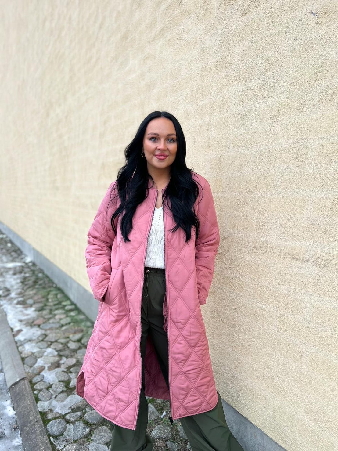 VIQUILA Coat - Dusty Rose