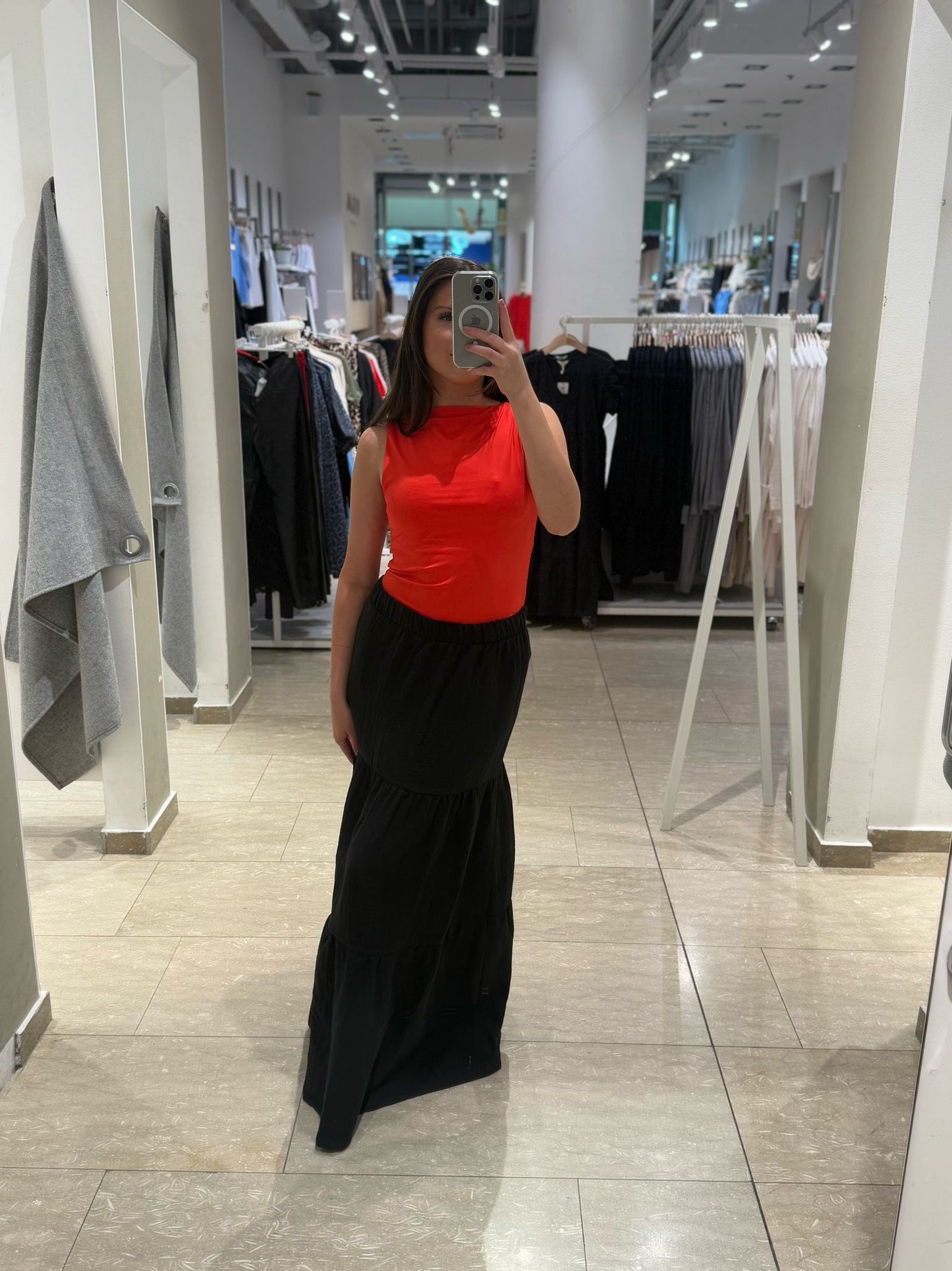 VIKENZA Tank-Top - Poppy Red