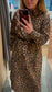 PCSLOE Midi Dress - Tannin