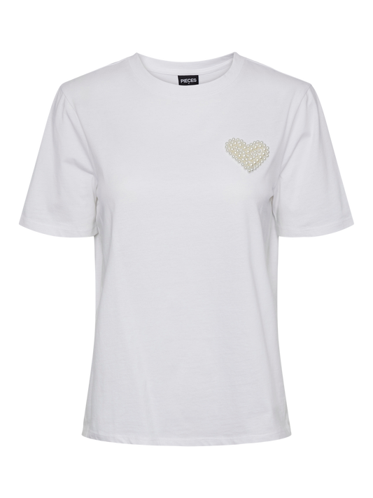 PCSRIA T-Shirt - Bright White