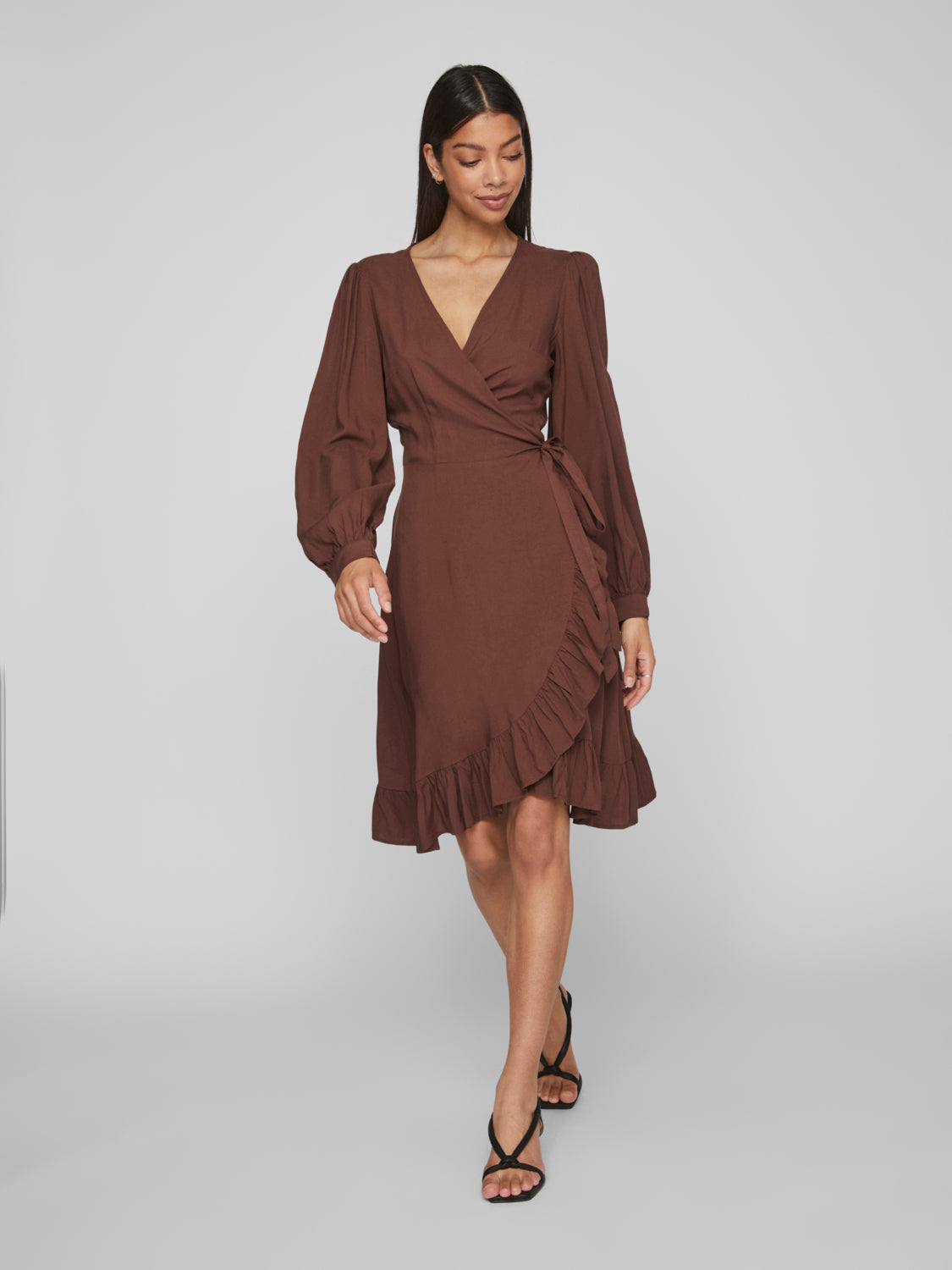 VIJOLLY Dress - Shaved Chocolate