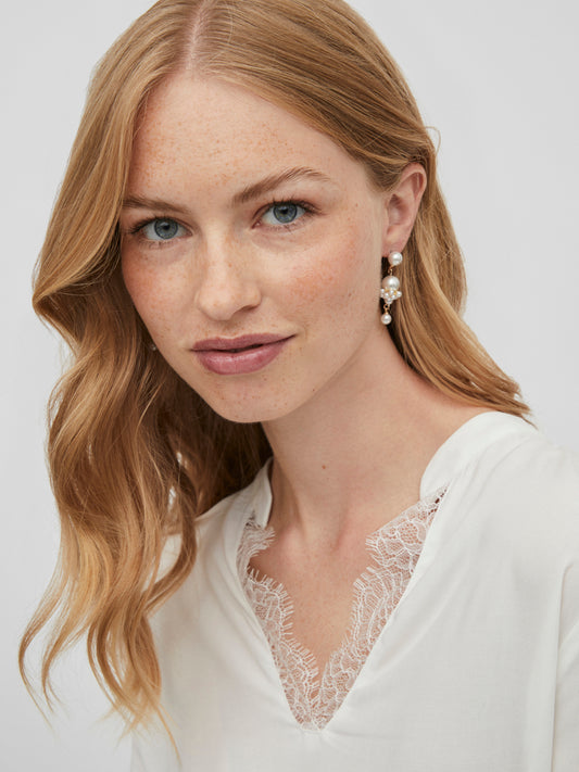 VIFRY Earrings - White