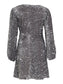 VIBARINA Dress - Silver Colour