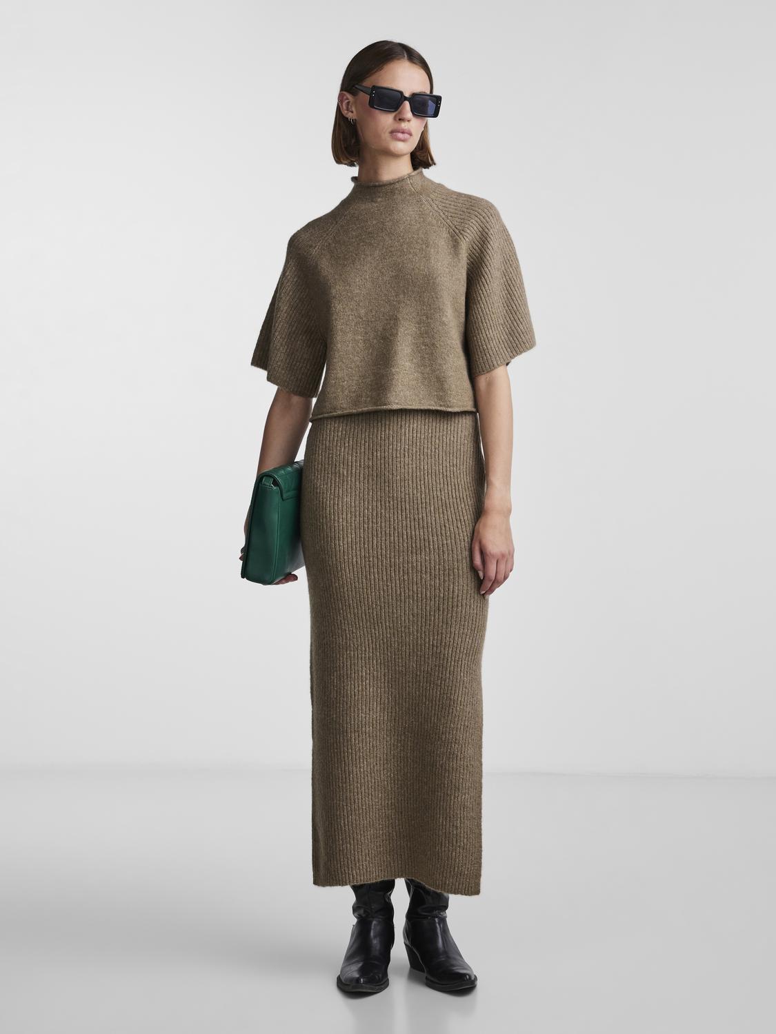 PCJUNA Pullover - Fossil