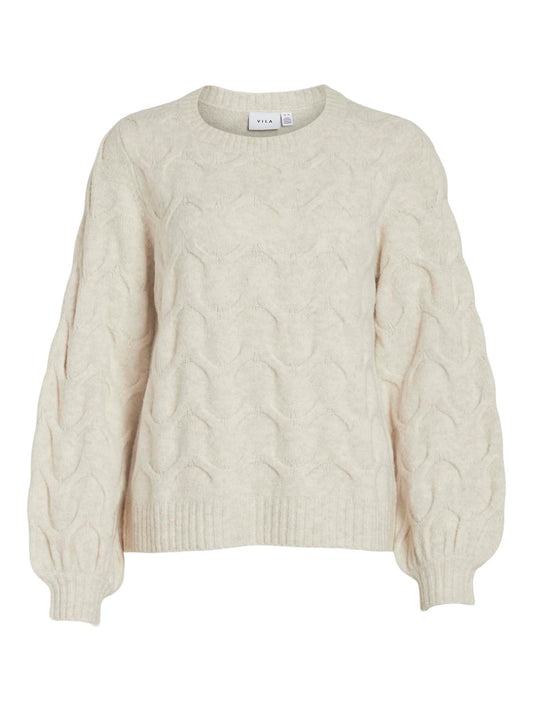VIELLA Pullover - Super Light Natural Melan