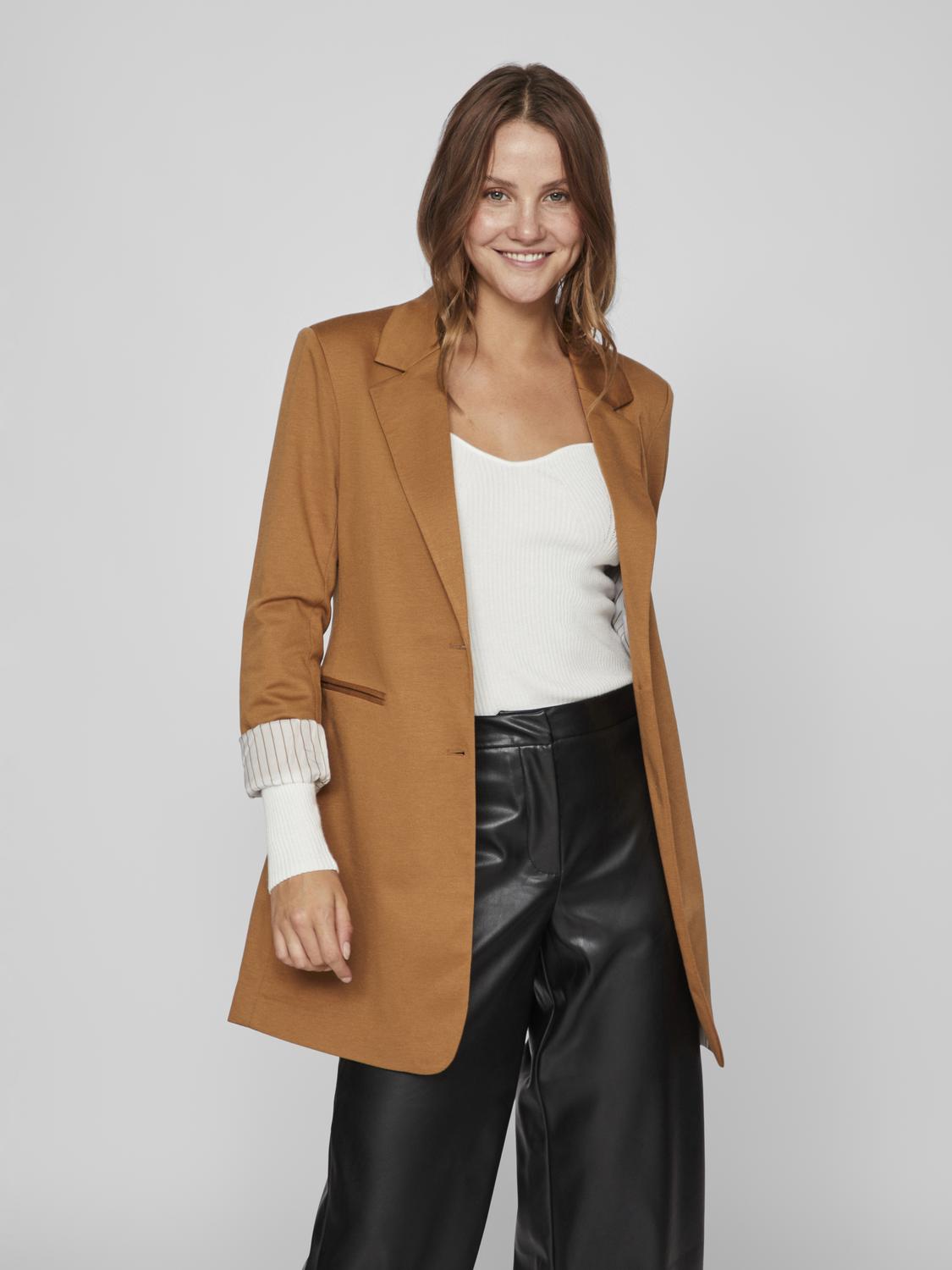 VISAGA Blazer - Tobacco Brown