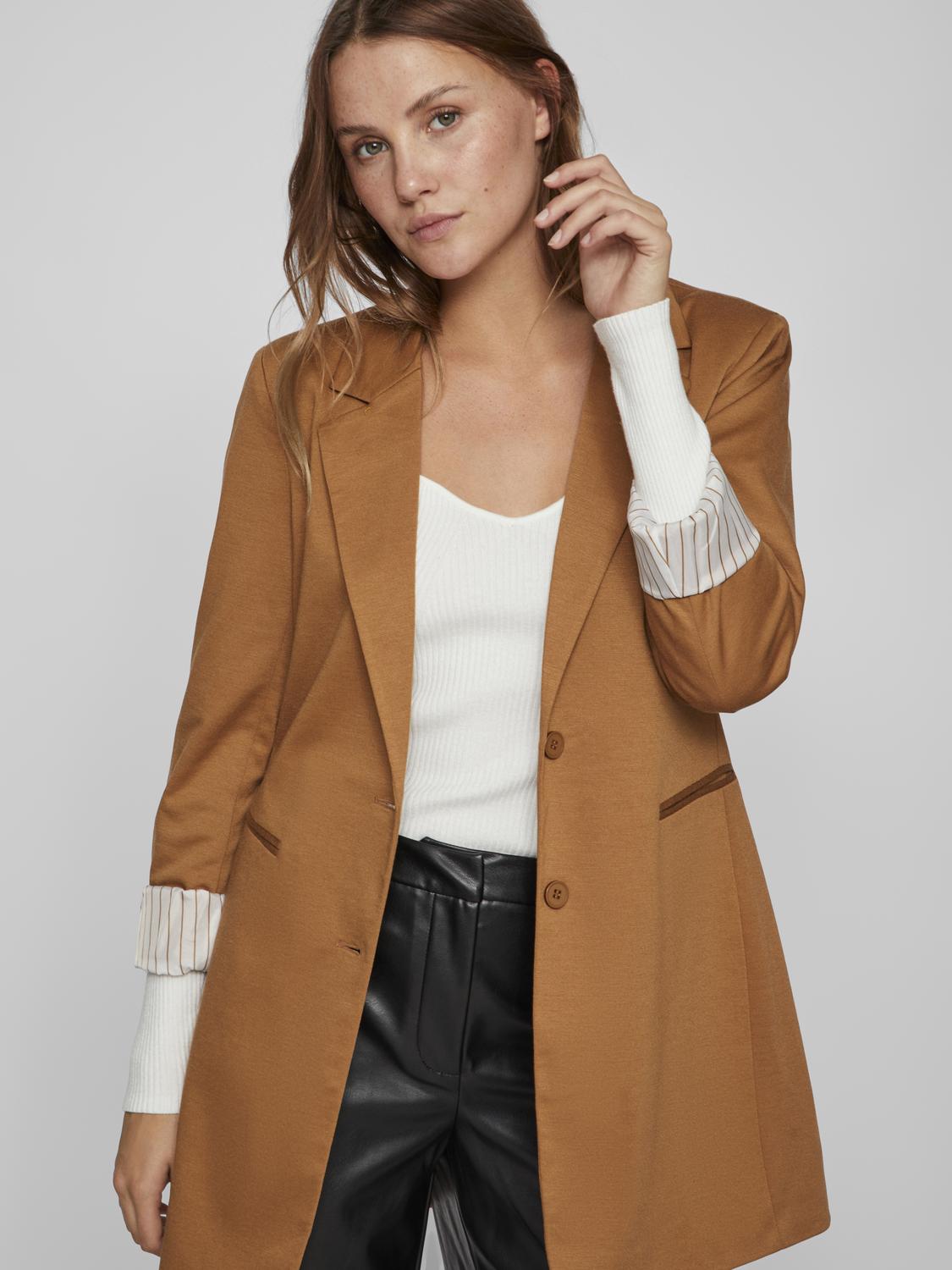 VISAGA Blazer - Tobacco Brown